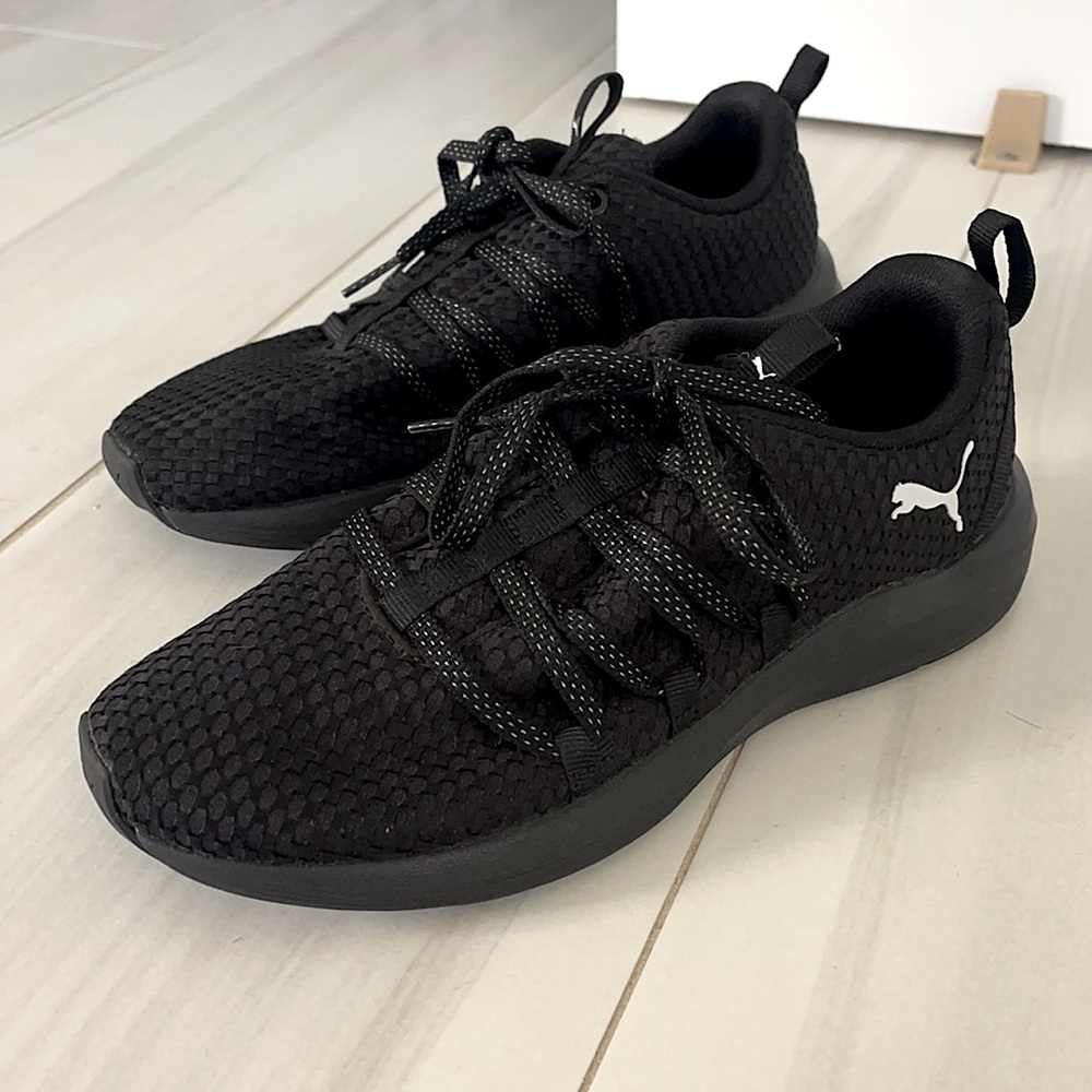 Puma black sneakers